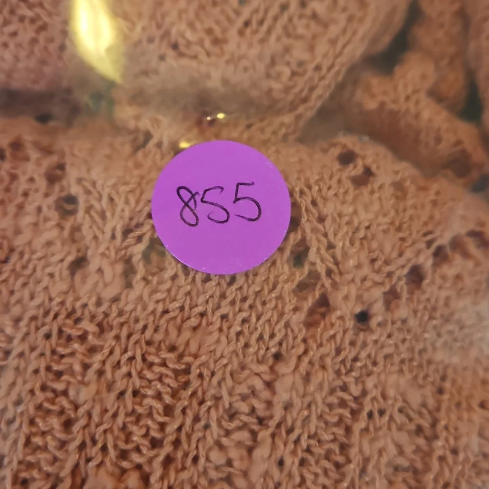 Jones New York Coral Lace Open Weave Feminine Sz M